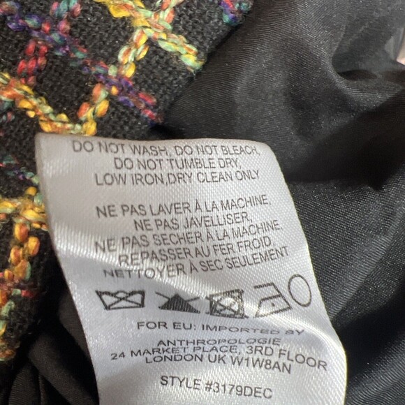 Anthropologie Hutch Striped Skirt Multi-Color Fall Winter Size XS - Picture 8 of 12